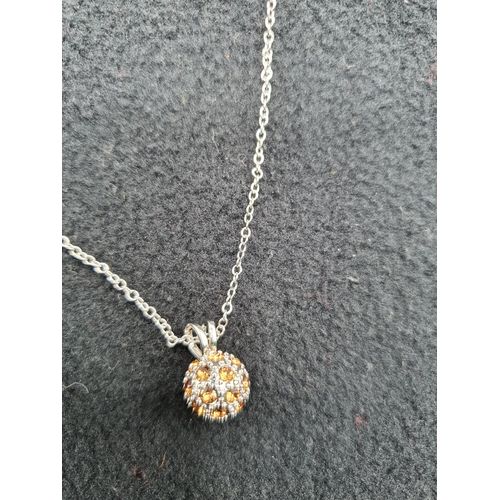 Pendentif Sphere Cristal Beige Femme Swarovski