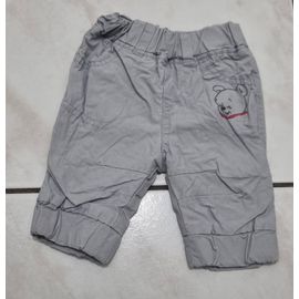 Pantalon Gris Garçon Disney Baby Winnie L'Ourson Taille 1 Mois
