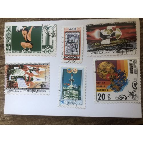 Timbres Mongolie