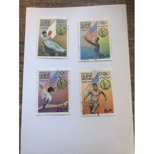 Timbres Guinée Bissau 1984 - Jo De Los Angeles