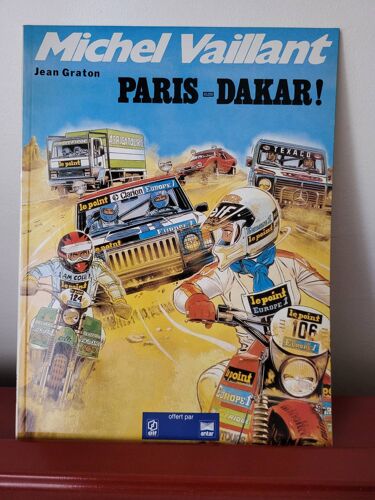 Michel Vaillant "Paris-Dakar" Publicitaire Elf Par Antar Jean Graton 1982