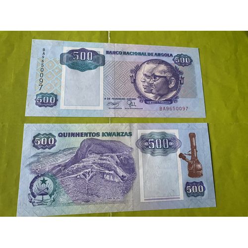 Billet Angola 500 Kwanzas