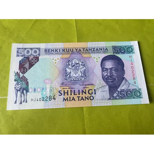 Billet Tanzanie 500 Shilling