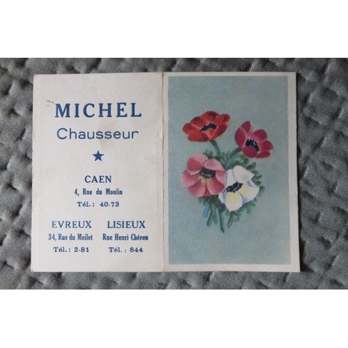 Calendrier De Poche 1952 Caen