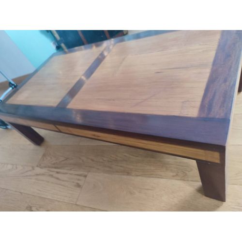 Table basse palissandre bambou