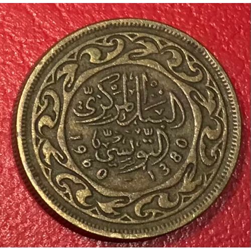 10 Millimes - 1960 / 1380 - Tunisie