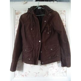 Petit Blouson Femme Marron "Camaïeu" Taille 40 Idée Cadeau