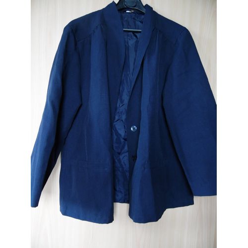 Jolie Veste / Blaser Femme Bleu Taille 42 Idée Cadeau