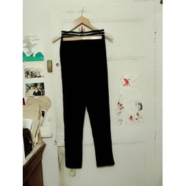 Pantalon Noir 34 Xs White Life.