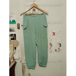 Pantalon Vert Clair Pastel 38 M.