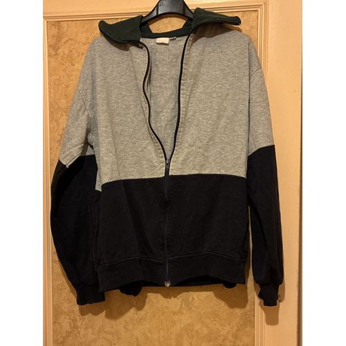 Gilet Gris Vert Bleu