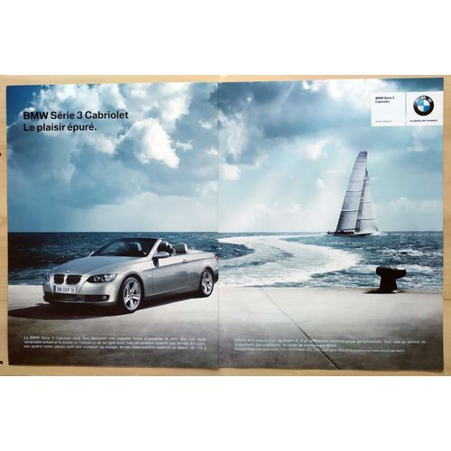 Publicité Papier- Voitures Bmw Série 3 De 2008