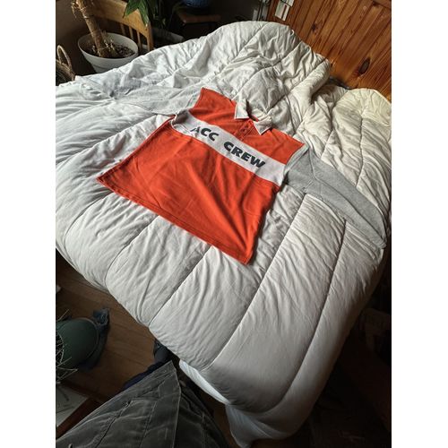 Sweatshirt Homme De Couleur Orange Et Gris