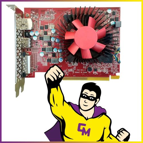 Carte Graphique AMD Radeon RX460 910486-002 2Go GDDR5 PCI-Express HDMI DVI DP