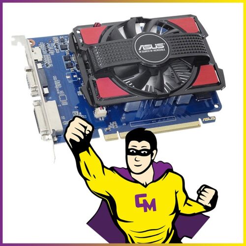 Carte Graphique Nvidia ASUS GeForce GT 730 4Go DDR3 PCI-Express HDMI DVI VGA