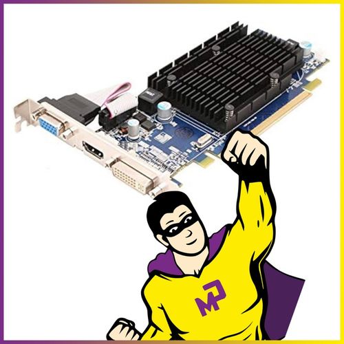 Carte Graphique AMD Radeon HD 4350 512 Mo DDR2 PCI-Express HDMI DVI VGA