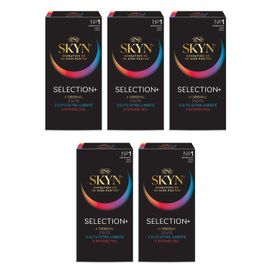 Skyn Lot De 5 Selection+S : 10 Préservatifs Sans Latex Pour Hommes
