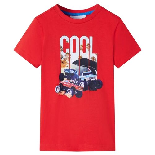 T-Shirt Pour Enfants Rouge 104