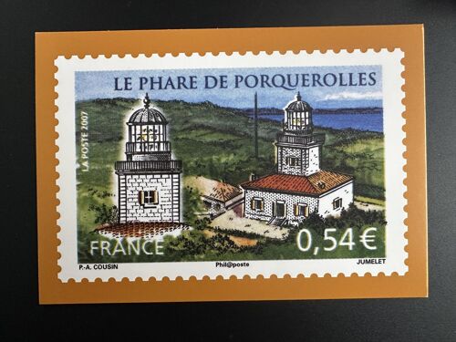 France 2025 Stationery Carte Postale Entier Ganzsache Phare Lighthouse Leuchtturm Porquerolles