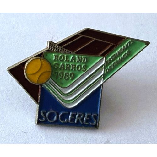 Pins Sport Tennis Roland Garros 1989 Sogeres