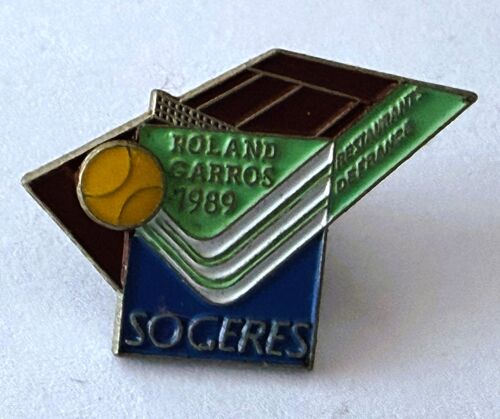 Pins Sport Tennis Roland Garros 1989 Sogeres