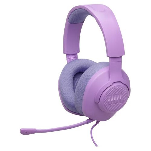 JBL Quantum 100M2 - Micro-casque - circum-aural - filaire - jack 3,5mm - violet