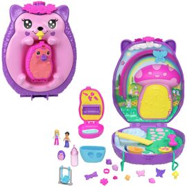 Polly Pocket Polly Pocket-Maman et Bébé Hérissons-Coffret sac à main 2 figurines