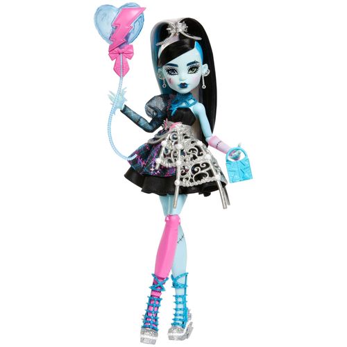 Monster High - Poupée FRANKIE STEIN ANNIVERSAIRE MONSTRUEUSEMENT MÉMORABLE