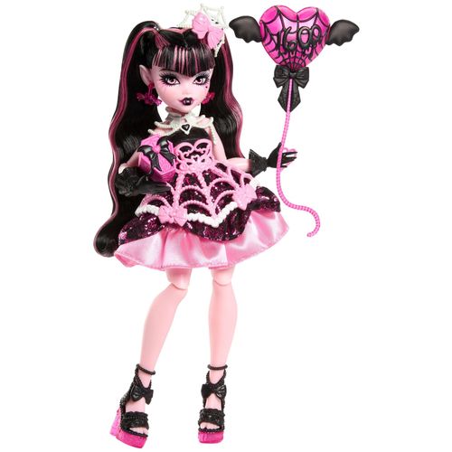 Monster High - Poupée DRACULAURA ANNIVERSAIRE MONSTRUEUSEMENT MÉMORABLE