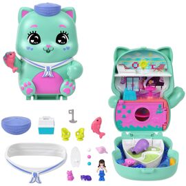 Polly Pocket Polly Pocket-Coffret Chaton Marin-Jouet de voyage
