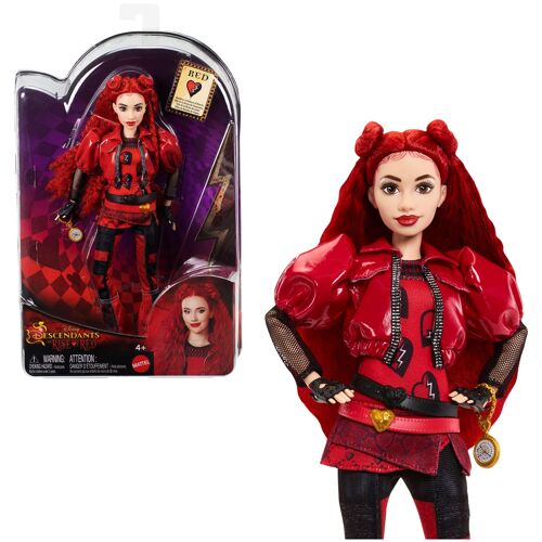 Mattel Disney Descendants: The Rise Of Red Disney-Descendants 4 : The Rise of Red-Poupée Red et montre à gousset