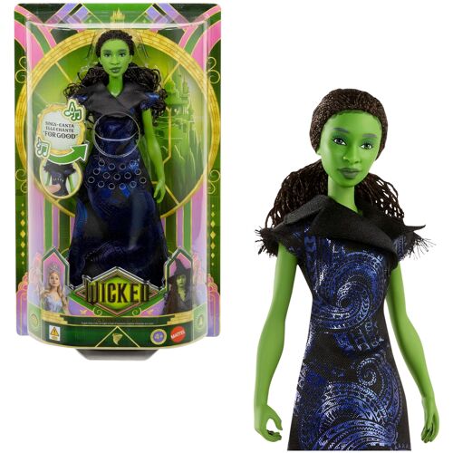 Mattel Wicked- Poupée Elphaba chantante-tenue inspirée du film-tenue
