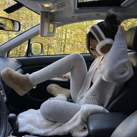 Legging Côtelé H & M Xs Grège – Stretch Doux