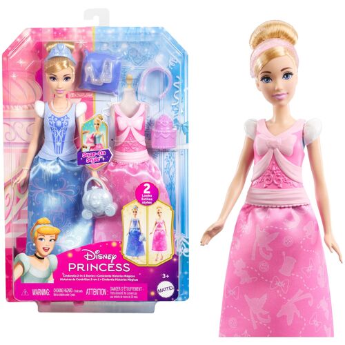 Disney Princess Princesses Disney-Poupée Cendrillon et Tenues-Coffret avec accessoires