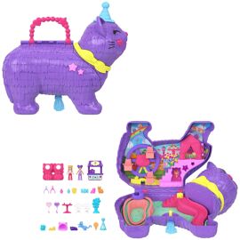 Polly Pocket Polly Pocket-Coffret Fête du chaton-avec mini-figurines et accessoires
