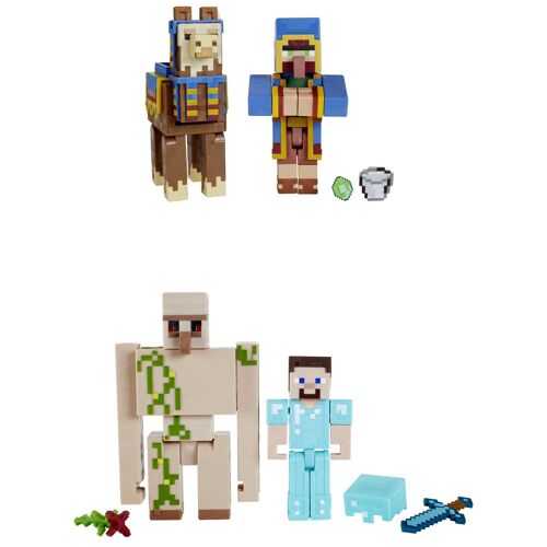 Minecraft - Coffret 2 Figurines 8 cm (modèle aléatoire) - Figurines - Dès 6 ans