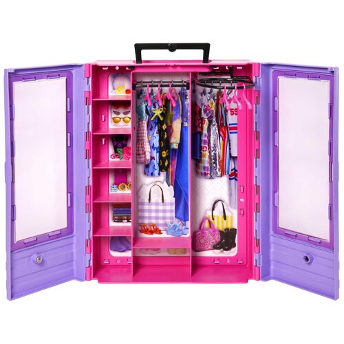 Barbie Fashionistas Barbie-Barbie -Le Dressing de Rêve, 6 cintres, +3 ans