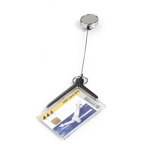 Durable Deluxe Pro Porte-Badge Avec Enrouleur Acrylique 10 Pièces