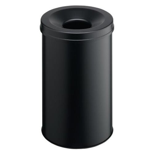Durable 330601 poubelle Rond Acier Noir