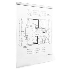 Durable DURAFIX Rail 297 mm porte-document Argent
