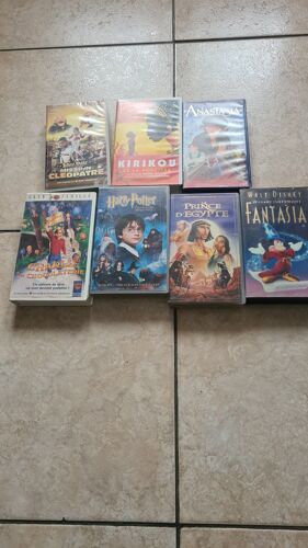 Lot De 5 Cassettes Vidéo Vhs Pour Enfants