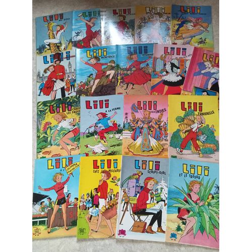 Lot De Bd Vintage Lili