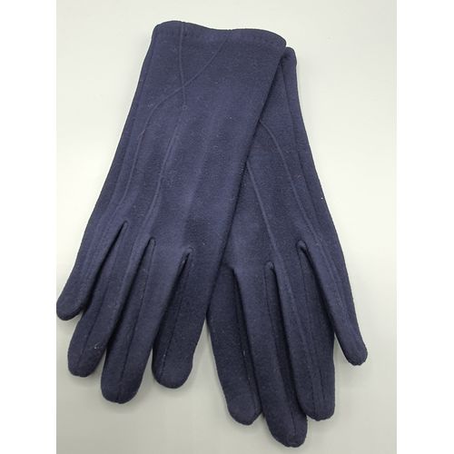 1 Paire De Gants Bleu Marine Tactile Femme By Oceane Taille Unique