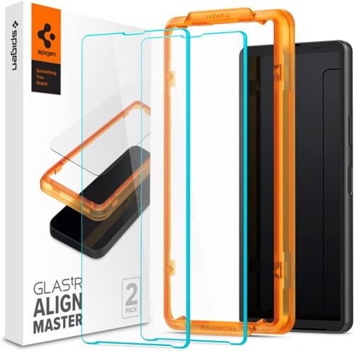 AlignMaster Verre Tremp¿¿ compatible avec Sony Xperia 10 VI, Xperia 10 V, 2 Pi¿¿ces, Kit d'installation inclus, Ultra Claire, 9H Protection ¿¿cran