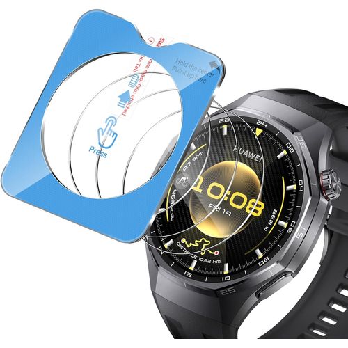 Jgd-Verre Trempé Pour Huawei Watch Gt6 Pro 46mm [3 Pièces], 9h Hd Sans Bulles Ultra Résistant Protection Écran Film En Vitre Trempé Protecteur D'écran [Transparent]