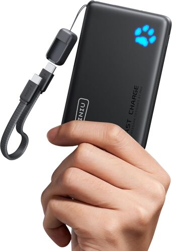 Kalanka-Batterie Externe, 45w Pd3.0 Le Plus Léger Power Bank 10000mah, Batterie Portable Usb C Input & Output Charge Rapide Powerbank Compatible Avec Iphone 17 16 15 Pro Max Plus Samsung Ipad Pro Etc