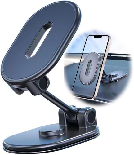 Support Téléphone Voiture, Support de Téléphone Magnétique de Voiture, Support de Téléphone de Voiture Pivotant à 360 °, Compatible avec Les Smartphones Tels Que l'iPhone,Xiaomi,Huawei