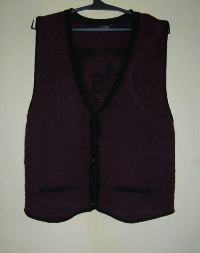 Gilet Sans Manche Bordeaux Carling