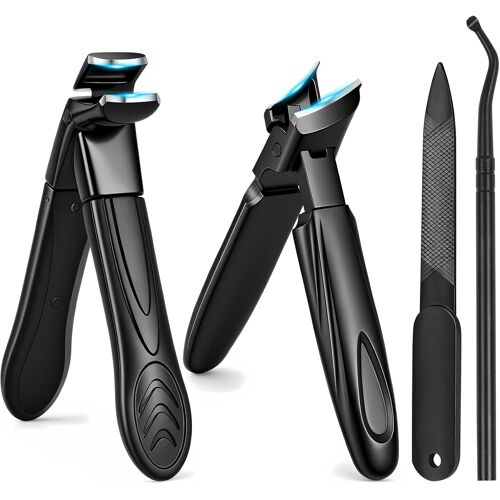 Kalanka-Coupe Ongle Professionnel, Ensemble De Coupe-Ongles À Tête Inclinée Pour Homme Femme Personnes Âgées, Pince Coupes Ongle Pied Pour Ongles Épais Avec Large Ouverture 