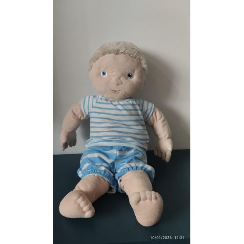 Poupon garçon blond chiffon Ikea